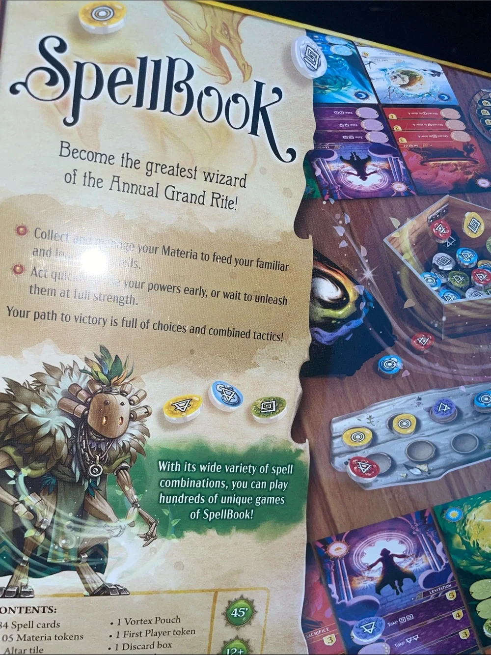 SpellBook Phil Walker Harding board game NWT